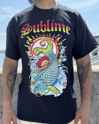 カリフォルニア買付アイテム 送料無料 SUBLIME / Fish Tシャツ ブラック