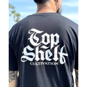 画像1: オーピーさん直買付アイテム 送料無料 2XL、3XLサイズのみ Top Shelf / Logo Tシャツ ブラック (ビッグサイズのみ)