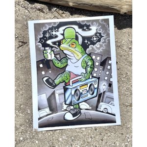 画像2: オーピーさん直買付アイテム 19枚限定 OPIE ORTIZ Original Flash Poster / Stereo Flogman 