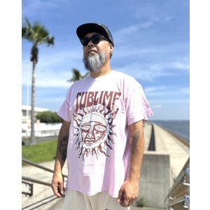 画像2: カリフォルニア買付アイテム 送料無料 SUBLIME / Pink Sun Tシャツ ライトピンク