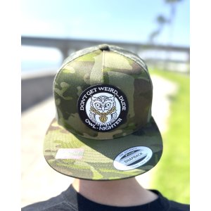 画像2: オーピーさん直買付アイテム 送料無料 DGWD / OWL NIGHTER スナップバックメッシュキャップ ウッドランドカモ