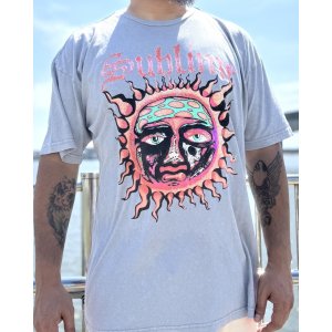 画像1: カリフォルニア買付アイテム 送料無料 SUBLIME / Sun Logo Tシャツ ウォッシュグレー