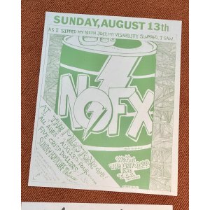 画像13: ファット・マイクさん直買い付けアイテム 送料無料 11セット限定 NOFX / Limited Edition 10枚組フライヤーパック