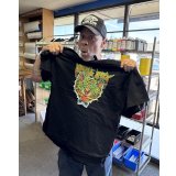 スメリーさん直買い付けアイテム 送料無料  L、XLサイズのみ PICKLE STIX SURFBOARDS / BALL&CHAIN別注 Pickle Stix Tiger Tシャツ ブラック