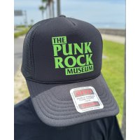 ファット・マイクさん直買い付けアイテム 送料無料 THE PUNK ROCK MUSEUM / Block Logo メッシュキャップ ブラック