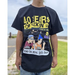 画像1: ファット・マイクさん直買い付けアイテム 送料無料 NOFX / "40 Years Of Fuckin Up" This Movie Sucks Tシャツ ブラック