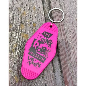 画像2: ファット・マイクさん直買い付けアイテム THE PUNK ROCK MUSEUM / Vegas Vic Hotel キーチェーン ピンク