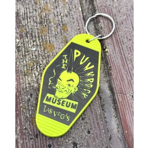 画像2: ファット・マイクさん直買い付けアイテム THE PUNK ROCK MUSEUM / Vegas Vic Hotel キーチェーン ライムグリーン