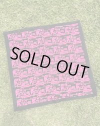 ファット・マイクさん直買い付けアイテム 2枚のみの入荷 THE PUNK ROCK MUSEUM / Logo バンダナ ピンク