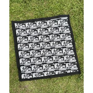 画像1: ファット・マイクさん直買い付けアイテム THE PUNK ROCK MUSEUM / Logo バンダナ ブラック