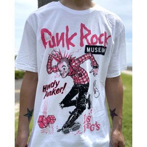 画像3: ファット・マイクさん直買い付けアイテム 送料無料 THE PUNK ROCK MUSEUM / Howdy Jerk Tシャツ ホワイト