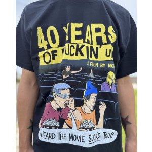 画像4: ファット・マイクさん直買い付けアイテム 送料無料 NOFX / "40 Years Of Fuckin Up" This Movie Sucks Tシャツ ブラック