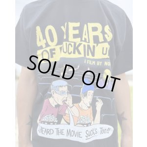 画像4: ファット・マイクさん直買い付けアイテム Mサイズ1枚のみ 送料無料 NOFX / "40 Years Of Fuckin Up" This Movie Sucks Tシャツ ブラック