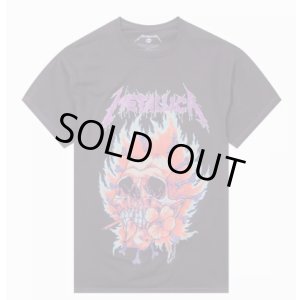 画像12: カリフォルニア買付アイテム 送料無料 Lサイズラスト1枚で終了 METALLICA / Flaming Flower Skull Tシャツ ブラック Artwork by PUSHEAD