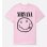 画像7: カリフォルニア買付アイテム 送料無料 NIRVANA / Smiley Face Tシャツ ライトピンク (7)