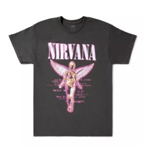 画像7: カリフォルニア買付アイテム 送料無料 NIRVANA / Neon In Utero Tシャツ チャコール