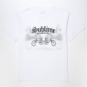 画像8: カリフォルニア買付アイテム 送料無料 プレミアムアイテム SUBLIME / Long Beach ボクシーTシャツ ホワイト
