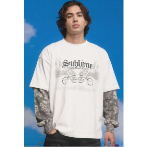 画像4: カリフォルニア買付アイテム 送料無料 プレミアムアイテム SUBLIME / Long Beach ボクシーTシャツ ホワイト