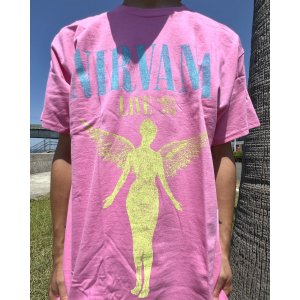画像2: カリフォルニア買付アイテム 送料無料 NIRVANA /  Live '93 Tシャツ ピンク