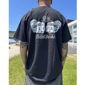 画像1: カリフォルニア買付アイテム 送料無料 プレミアムアイテム VANS x TRAVIS BARKER / Self Made ルーズフィットTシャツ ブラック