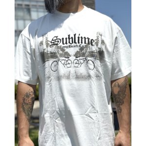 画像2: カリフォルニア買付アイテム 送料無料 プレミアムアイテム SUBLIME / Long Beach ボクシーTシャツ ホワイト