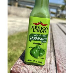 画像1: カリフォルニア買付アイテム MEXICO LINDO / グリーンハバネロホットソース 150ml