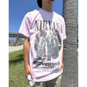 画像4: カリフォルニア買付アイテム 送料無料 NIRVANA / Something in the Way Tシャツ ライトピンク
