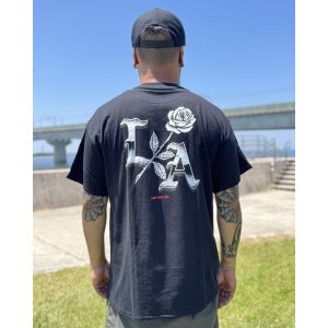 画像5: カリフォルニア買付アイテム 送料無料 LAST CALL CO. / Chrome Rose Tシャツ ブラック