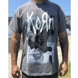 カリフォルニア買付アイテム 送料無料 KORN / Coming Undone Tシャツ チャコール