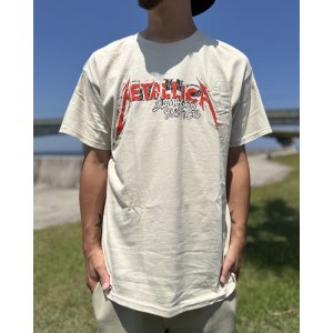 画像9: カリフォルニア買付アイテム 送料無料 METALLICA / Damaged Justice Tour 1988 Tシャツ サンド