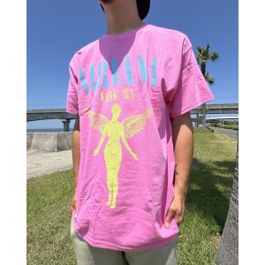 画像5: カリフォルニア買付アイテム 送料無料 NIRVANA /  Live '93 Tシャツ ピンク