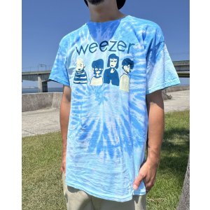 画像5: カリフォルニア買付アイテム 送料無料 WEEZER / Cartoon Band タイダイTシャツ ブルー