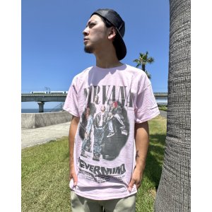 画像3: カリフォルニア買付アイテム 送料無料 NIRVANA / Something in the Way Tシャツ ライトピンク