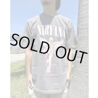 カリフォルニア買付アイテム 送料無料 NIRVANA / Neon In Utero Tシャツ チャコール