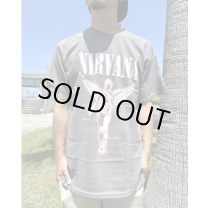画像1: カリフォルニア買付アイテム 送料無料 NIRVANA / Neon In Utero Tシャツ チャコール