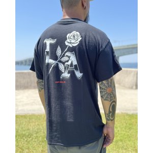 画像6: カリフォルニア買付アイテム 送料無料 LAST CALL CO. / Chrome Rose Tシャツ ブラック