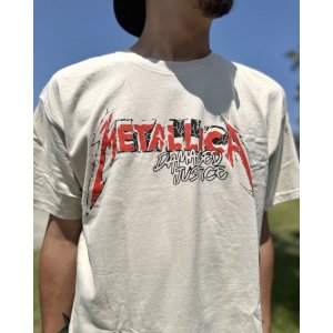 画像4: カリフォルニア買付アイテム 送料無料 METALLICA / Damaged Justice Tour 1988 Tシャツ サンド