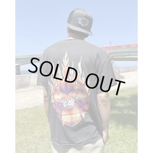 画像7: カリフォルニア買付アイテム 送料無料 Lサイズラスト1枚で終了 METALLICA / Flaming Flower Skull Tシャツ ブラック Artwork by PUSHEAD