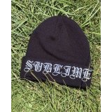 カリフォルニア買付アイテム 送料無料 プレミアムアイテム 2枚限定入荷 SUBLIME x SMKFLWR / Logo ニットキャップ