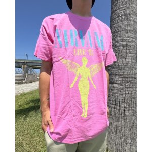 画像4: カリフォルニア買付アイテム 送料無料 NIRVANA /  Live '93 Tシャツ ピンク