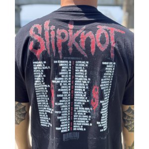 画像4: カリフォルニア買付アイテム 送料無料 SLIPKNOT / Tour Tシャツ ブラック