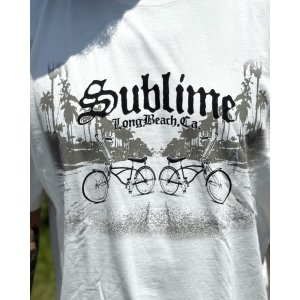 画像3: カリフォルニア買付アイテム 送料無料 プレミアムアイテム SUBLIME / Long Beach ボクシーTシャツ ホワイト