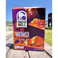 カリフォルニア買付アイテム TACO BELL / HOT Seasoned Flavor TACO SHELLS 