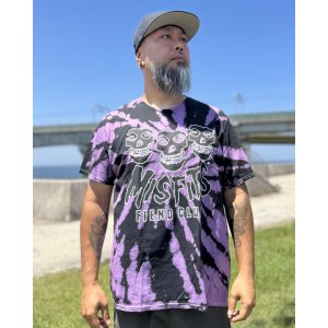 画像3: カリフォルニア買付アイテム 送料無料 MISFITS / Fiend Club タイダイTシャツ ブラック