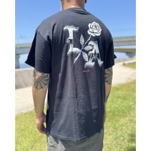 画像7: カリフォルニア買付アイテム 送料無料 LAST CALL CO. / Chrome Rose Tシャツ ブラック
