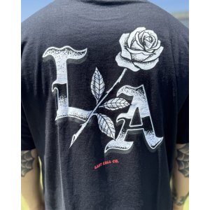 画像2: カリフォルニア買付アイテム 送料無料 LAST CALL CO. / Chrome Rose Tシャツ ブラック