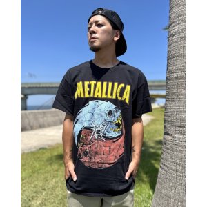 画像2: カリフォルニア買付アイテム 送料無料 M、Lサイズのみ METALLICA / Skull Yin Yang Tシャツ ブラック Artwork by PUSHEAD