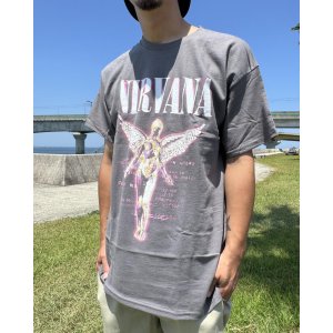 画像5: カリフォルニア買付アイテム 送料無料 NIRVANA / Neon In Utero Tシャツ チャコール