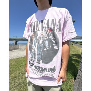 画像5: カリフォルニア買付アイテム 送料無料 NIRVANA / Something in the Way Tシャツ ライトピンク