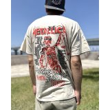 カリフォルニア買付アイテム 送料無料 METALLICA / Damaged Justice Tour 1988 Tシャツ サンド